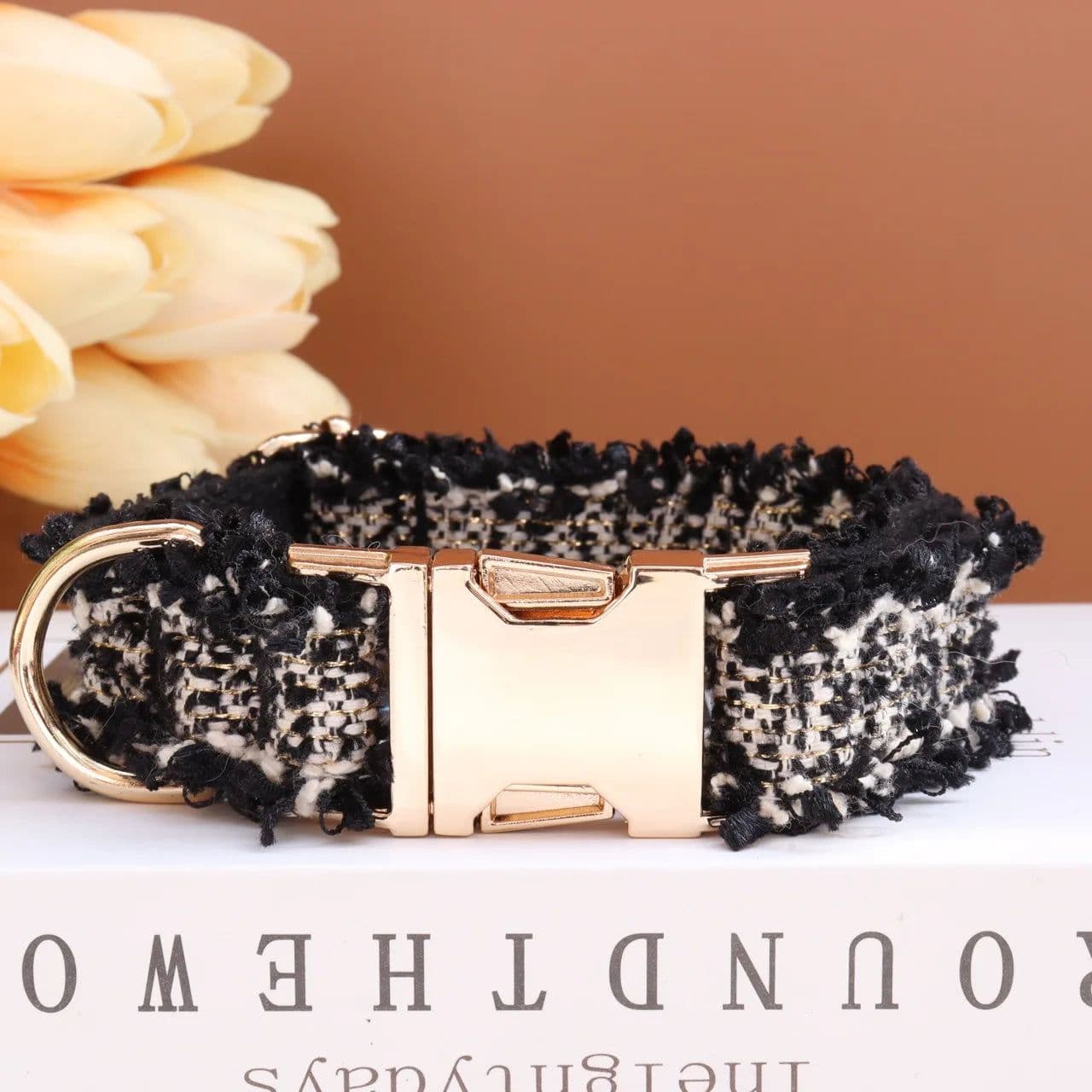 image-Luxury Personalized Dog Collar Harness Leash Set Custom,dog Collar with Engraved Name Buckle,dog Harness and Leash Set Diy