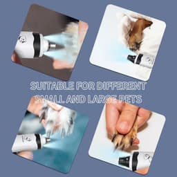 image-Rechargeable USB Charging Pet Dog Nail Grinders,Electric Clippers, Cat Paws, Nail Grooming Trimmer Tools