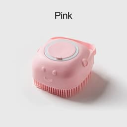 image-Soft Silicone Dog Brush Pet Shampoo Massager Bath Brush Bathroom Puppycat Washing Massage Dispenser Grooming Shower Brush