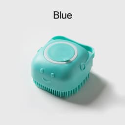 image-Soft Silicone Dog Brush Pet Shampoo Massager Bath Brush Bathroom Puppycat Washing Massage Dispenser Grooming Shower Brush