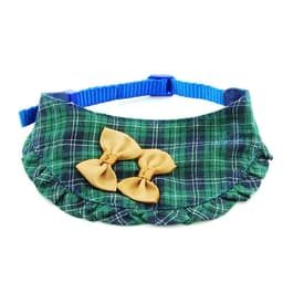 image-Dog Cat Bandana Plaid Adjustable Scarf Washable Collar for Cats Puppy Pet Accessories for Small Medium Large Dog Supplies