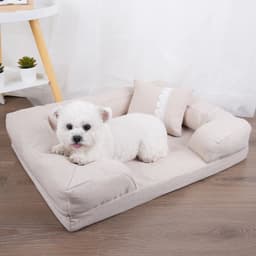 image-Dog Mat Beds for Dogs Kennel Washable Bed Pets Products Supplies Cushion Small Large Accessorys Plush Medium Sofa Pet Cats Puppy
