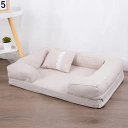 image-Dog Mat Beds for Dogs Kennel Washable Bed Pets Products Supplies Cushion Small Large Accessorys Plush Medium Sofa Pet Cats Puppy