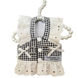 image-Pink Princess Accessories For Small Dogs Love Baby Pet Vest Harness Collar Apparel XS XL Kitten Puppy Cat Chest Strap Yorkshire