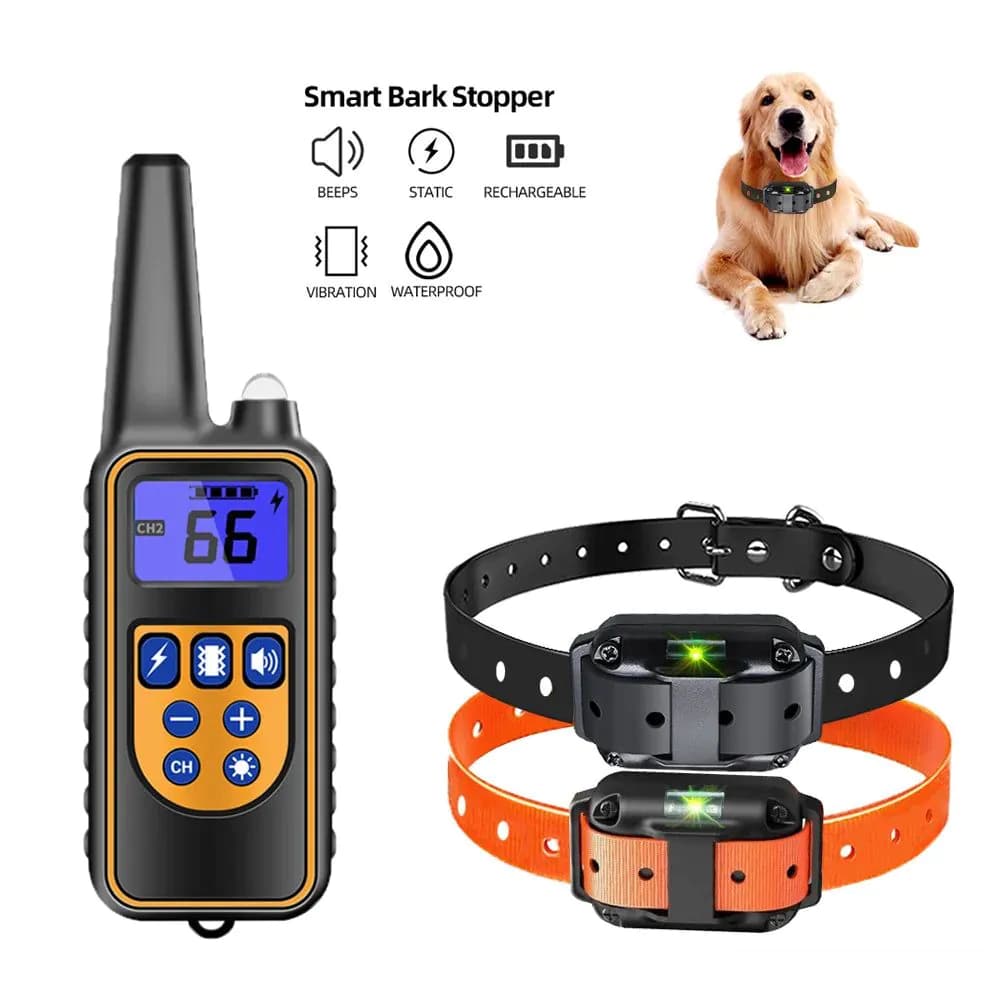 image-800m Electric Dog Training Collar Waterproof Rechargeable