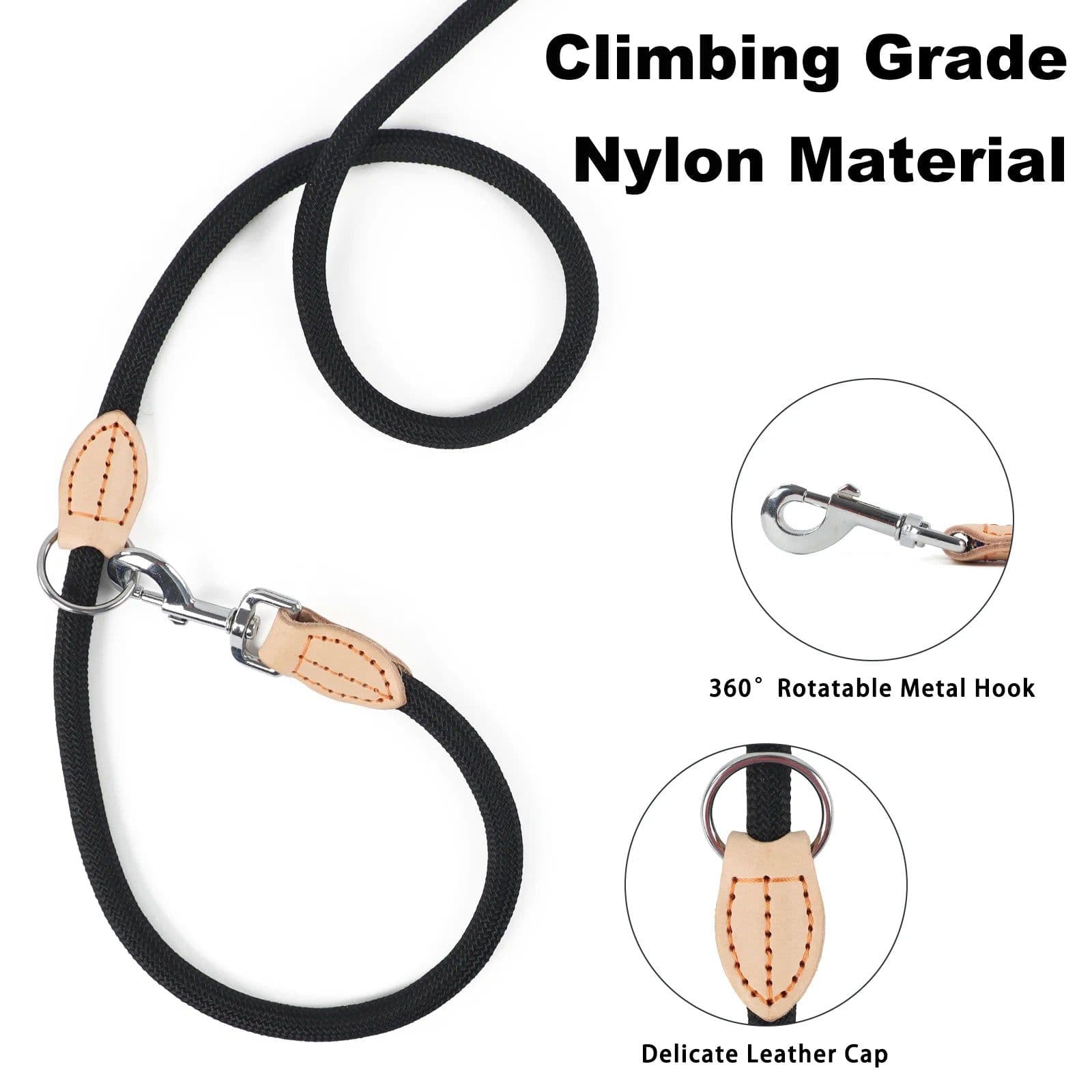 image-Multipurpose Dog Double Leash Medium Adjustable and Nylon Luxury Hands Free Small Dog Leash leashes For 2 Dogs