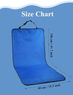 image-Waterproof Front Rear Seat Cover Protector Nylon Mat Safety Anti Scratch Travel Accessories for Cat Dog Pet Carrier Pet Supplies