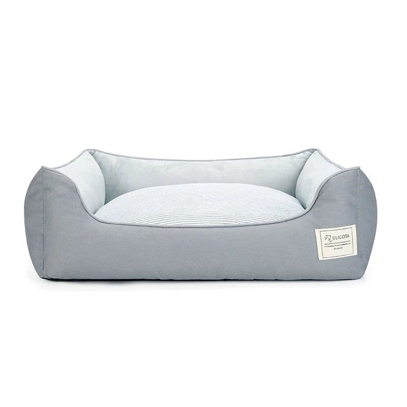 image-Square Soft Dog Beds for Small Medium Dogs Sleeping Pet Kennel Cat Cushion Winter Warm Dog Bed Cushion Removable Dog Sofa Beds