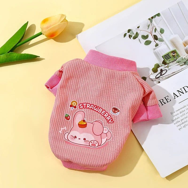 image-Pet autumn and winter sweaters spring and autumn sweaters cat and dog clothing original patterns colorful animal prints clothin