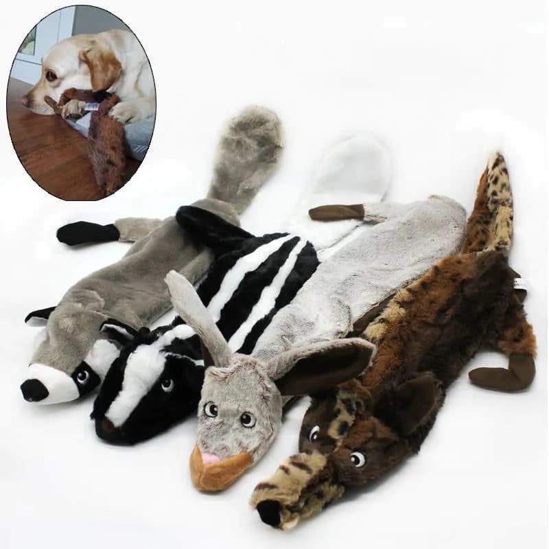 image-Anti-true Animal Pet Dog Squeaky Toys for Small Dogs Plush Puppy Chew Toy Dog Stuff Dogs Toys Pets Products juguetes para perros