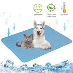image-Dog Cat Cooling Mat Summer Pet Cold Bed Extra Large For Small Big Dogs Pet Accessories Cat Durable Blanket Sofa Ice Pad Blanket