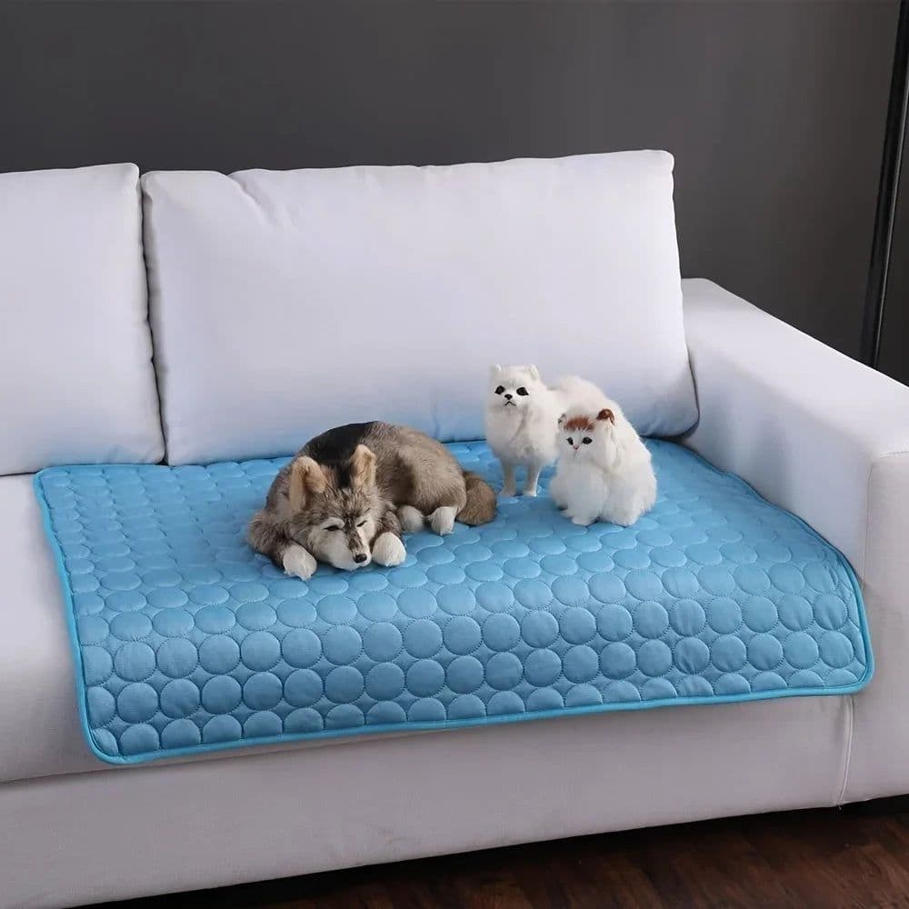 image-Dog Cat Cooling Mat Summer Pet Cold Bed Extra Large For Small Big Dogs Pet Accessories Cat Durable Blanket Sofa Ice Pad Blanket