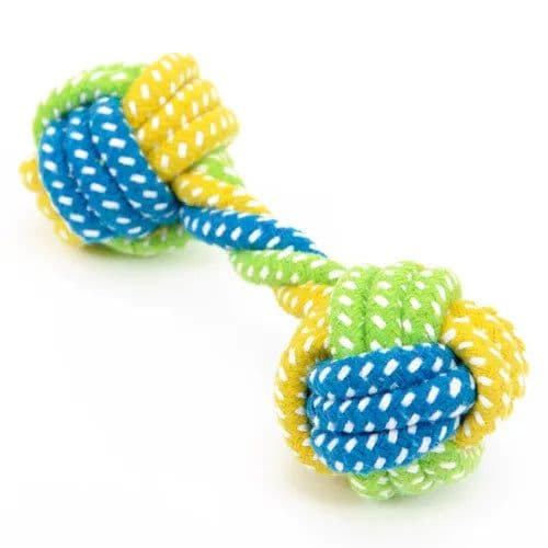 image-HOOPET Dog Toy Chews Cotton Rope Knot Ball Grinding Teeth Odontoprisis Pet Large Small 7 Style Options
