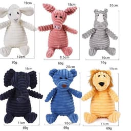 image-1pc Colorful Screaming Rubber Pig Pet Teasing Squeak Squeaker Chew Toy Puppy Toy for Dogs for Large Dogs Sound Voice Dog Toys