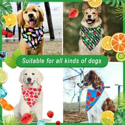image-50pcs Dog bandana Dog Accessories Dog Scarf Summer Bandanas for Dogs Pet Dog Bandana Bulk Pet Supplies For Samll Dog Cat Bibs