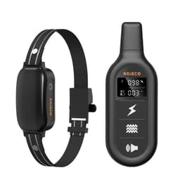 image-ROJECO Electric Dog Training Collar Digital Rechargeable Remote Control IPX7 Waterproof Vibrator Pet Dog Bark Stop Shock Collar