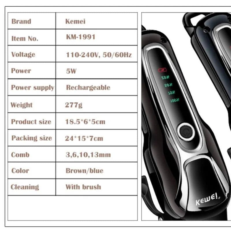 image-100-240v rechargeable professional dog hair trimmer for cat cutter grooming machine hair remover animal hair clipper for pet