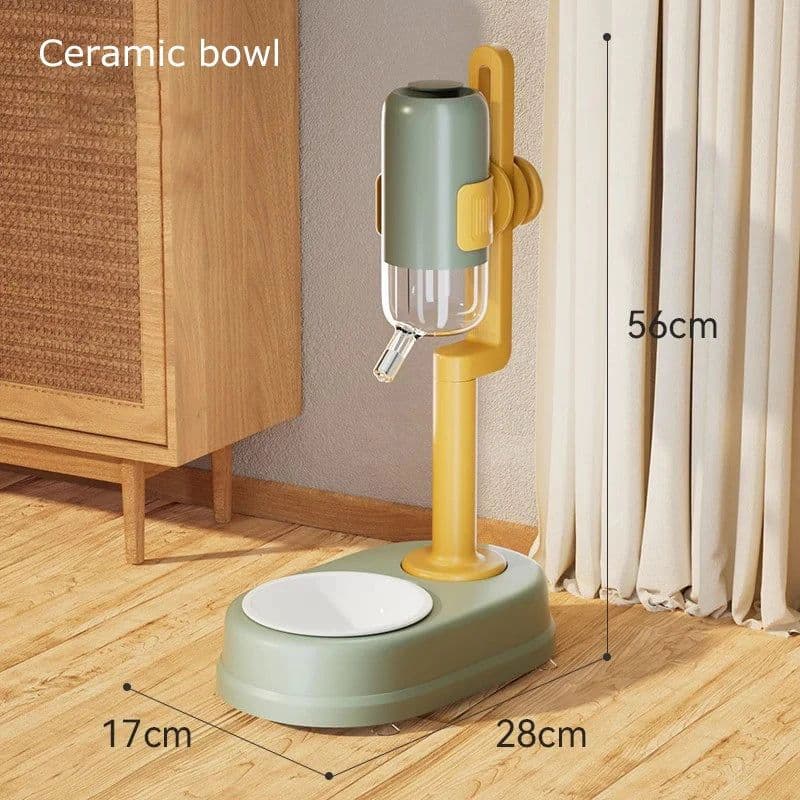 image-Pet Feeding & Watering Bowls Automatic Feeders Dog Bowl Water Dispenser No-Drip Easy-Clean Automatic Feeder Pet Feeding Bowl