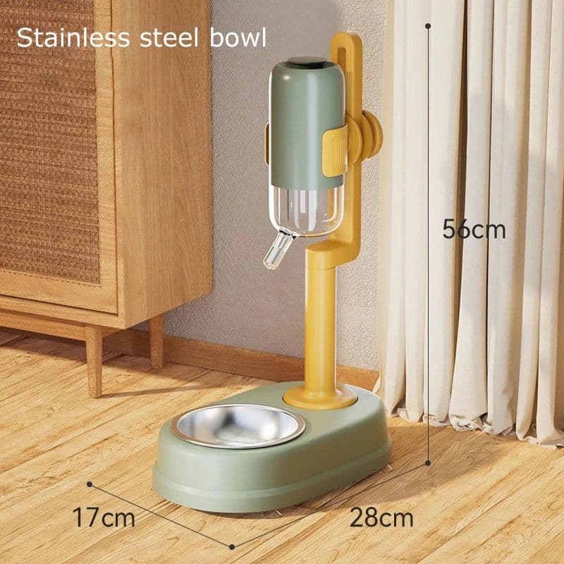 image-Pet Feeding & Watering Bowls Automatic Feeders Dog Bowl Water Dispenser No-Drip Easy-Clean Automatic Feeder Pet Feeding Bowl