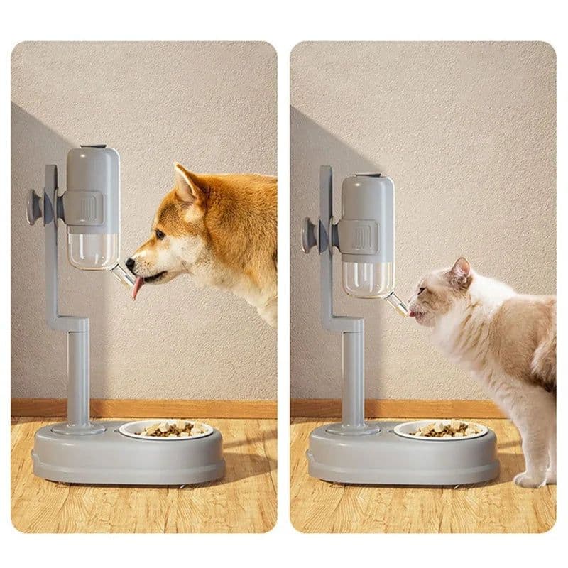 image-Pet Feeding & Watering Bowls Automatic Feeders Dog Bowl Water Dispenser No-Drip Easy-Clean Automatic Feeder Pet Feeding Bowl