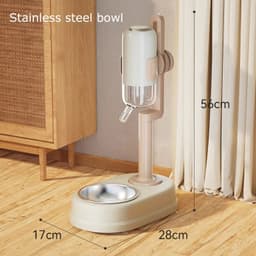 image-Pet Feeding & Watering Bowls Automatic Feeders Dog Bowl Water Dispenser No-Drip Easy-Clean Automatic Feeder Pet Feeding Bowl