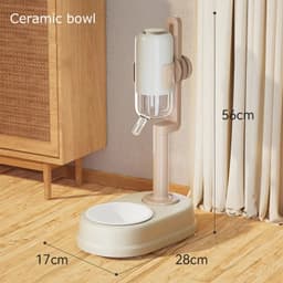 image-Pet Feeding & Watering Bowls Automatic Feeders Dog Bowl Water Dispenser No-Drip Easy-Clean Automatic Feeder Pet Feeding Bowl