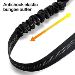 image-3in1 Dog Seat Belts Retractable Dog Car Seatbelt Reflective Elastic Nylon Pet Seat Belt for Vehicle Headrest Adjustable for Dogs