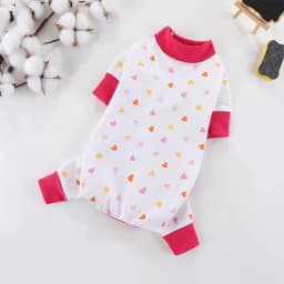 image-Pet Dog Clothes for Small Dogs Fashion Dog Jumpsuits Cute Print Puppy Pajamas Soft Cotton Pet Cat Jumpsuits Chihuahua Clothes