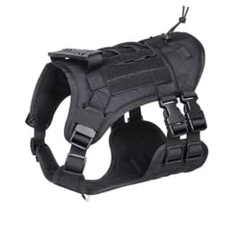 image-Medium Big Dog Harness Multifunction Tactical Dogs Vest More Solid Waterproof Oxford Cloth Dogs Harness Dog Accessoires Supplies