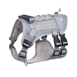 image-Medium Big Dog Harness Multifunction Tactical Dogs Vest More Solid Waterproof Oxford Cloth Dogs Harness Dog Accessoires Supplies