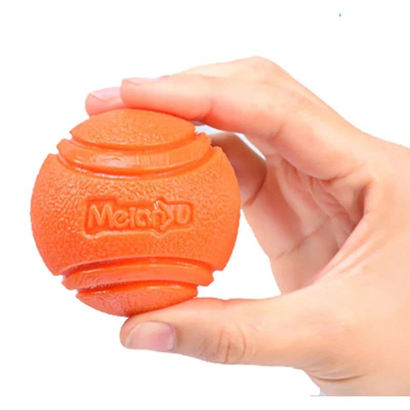 image-Pet Dog Ball Chew Toys Funny Bouncy Rubber Solid Ball for Small Large Dog Toys Outdoor Throwing Training Toys Supplies
