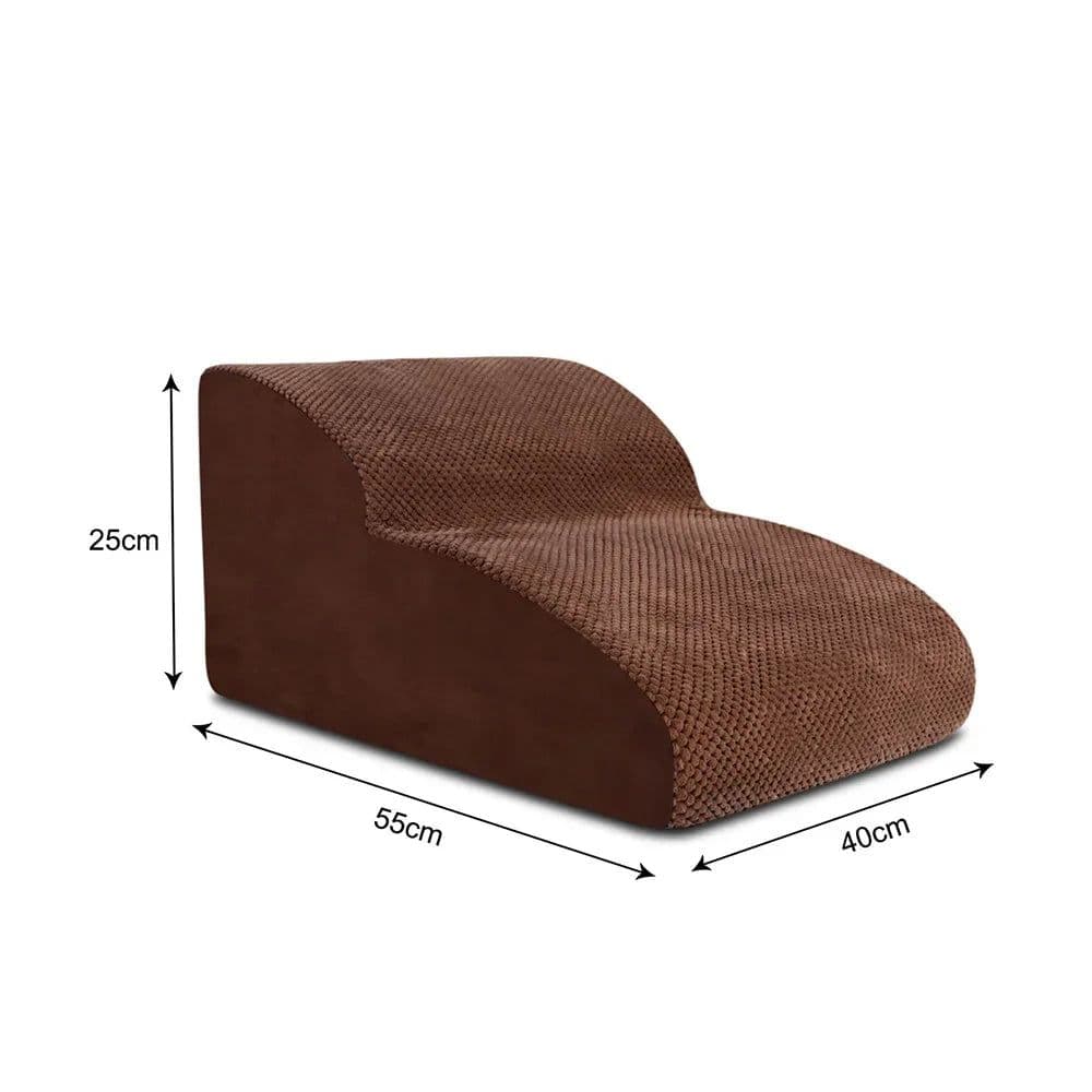 image-Detachable Cat Dog Stairs 2/3 Steps Ramp Sofa Puppy Old Dogs Non-slip Removable Ladder Climbing Aid High Couch Bed Pet Supplies