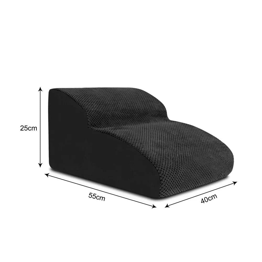 image-Detachable Cat Dog Stairs 2/3 Steps Ramp Sofa Puppy Old Dogs Non-slip Removable Ladder Climbing Aid High Couch Bed Pet Supplies
