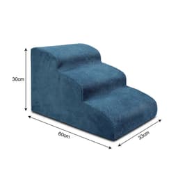 image-Detachable Cat Dog Stairs 2/3 Steps Ramp Sofa Puppy Old Dogs Non-slip Removable Ladder Climbing Aid High Couch Bed Pet Supplies