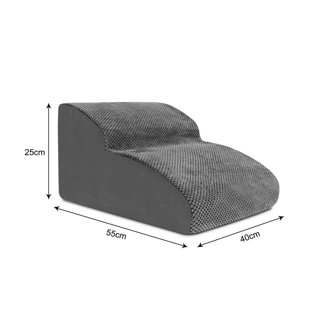 image-Detachable Cat Dog Stairs 2/3 Steps Ramp Sofa Puppy Old Dogs Non-slip Removable Ladder Climbing Aid High Couch Bed Pet Supplies