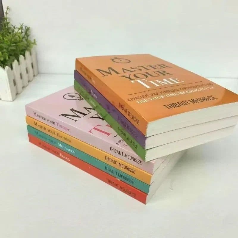 image-7 Books/Set By Thibaut Meurisse Master Your Time,Belifes,Destiny,Thinking,Emotions,Motivation,Focus Books Paperback