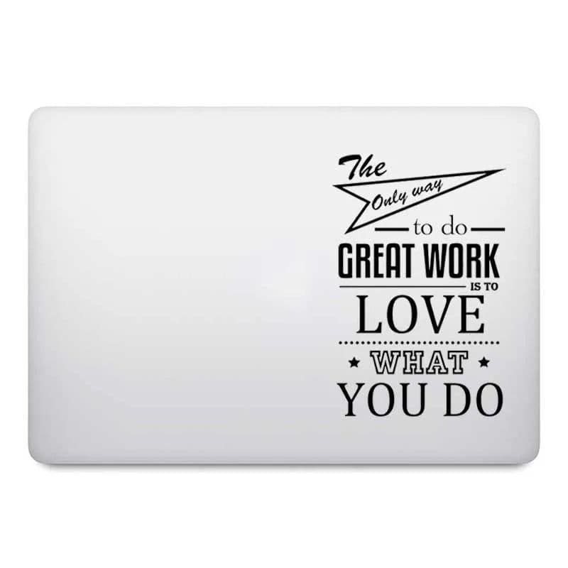 image-Motivational Life Wisdom Quote Laptop Sticker for Macbook Pro 14 Air Retina 11 12 13 Inch Mac Book Skin Lenovo HP Notebook Decal