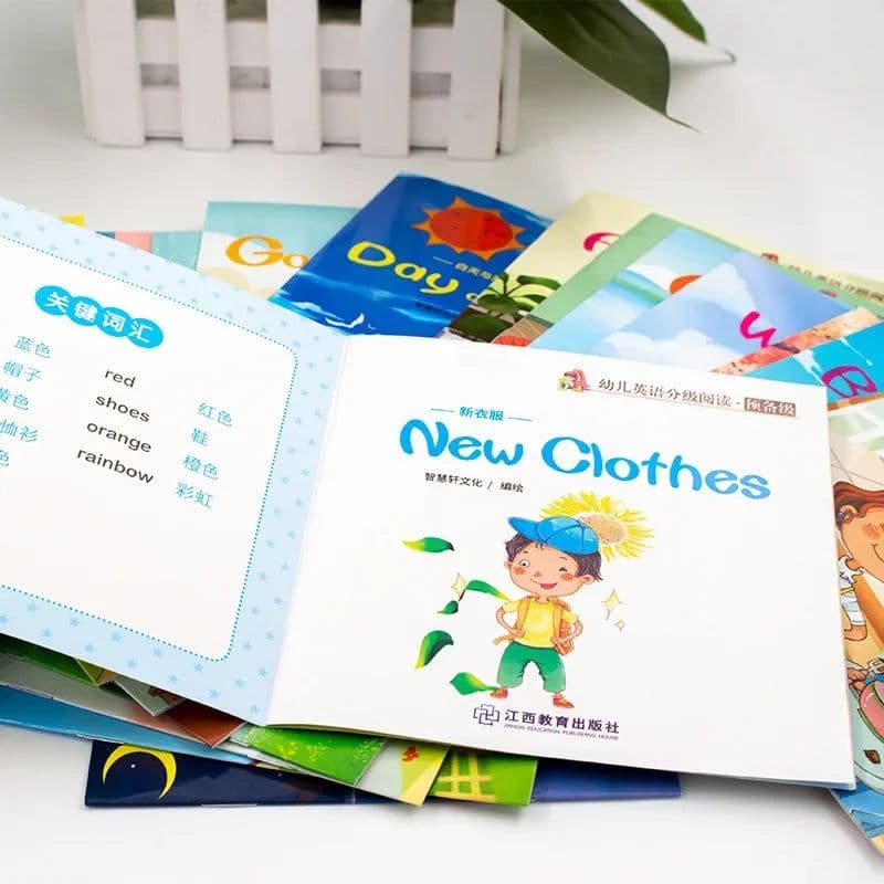 image-60 graded reading books for children's English picture books for early childhood education