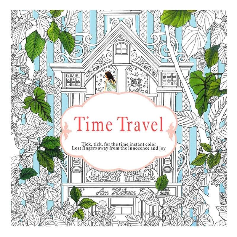 image-1PC 24 Pages Mandalas Flower Coloring Book For Children Adult Relieve Stress Kill Time Graffiti Painting Drawing Art Books