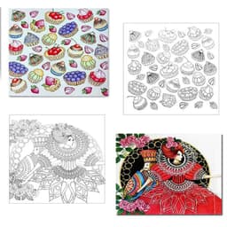 image-1PC 24 Pages Mandalas Flower Coloring Book For Children Adult Relieve Stress Kill Time Graffiti Painting Drawing Art Books