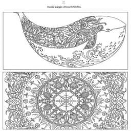 image-1PC 24 Pages Mandalas Flower Coloring Book For Children Adult Relieve Stress Kill Time Graffiti Painting Drawing Art Books