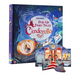 image-Usborne Pop Up Fairy Tale Cinderella English 3D Flap Picture Books for Kids Reading Activity Learning Book Montessori Materials