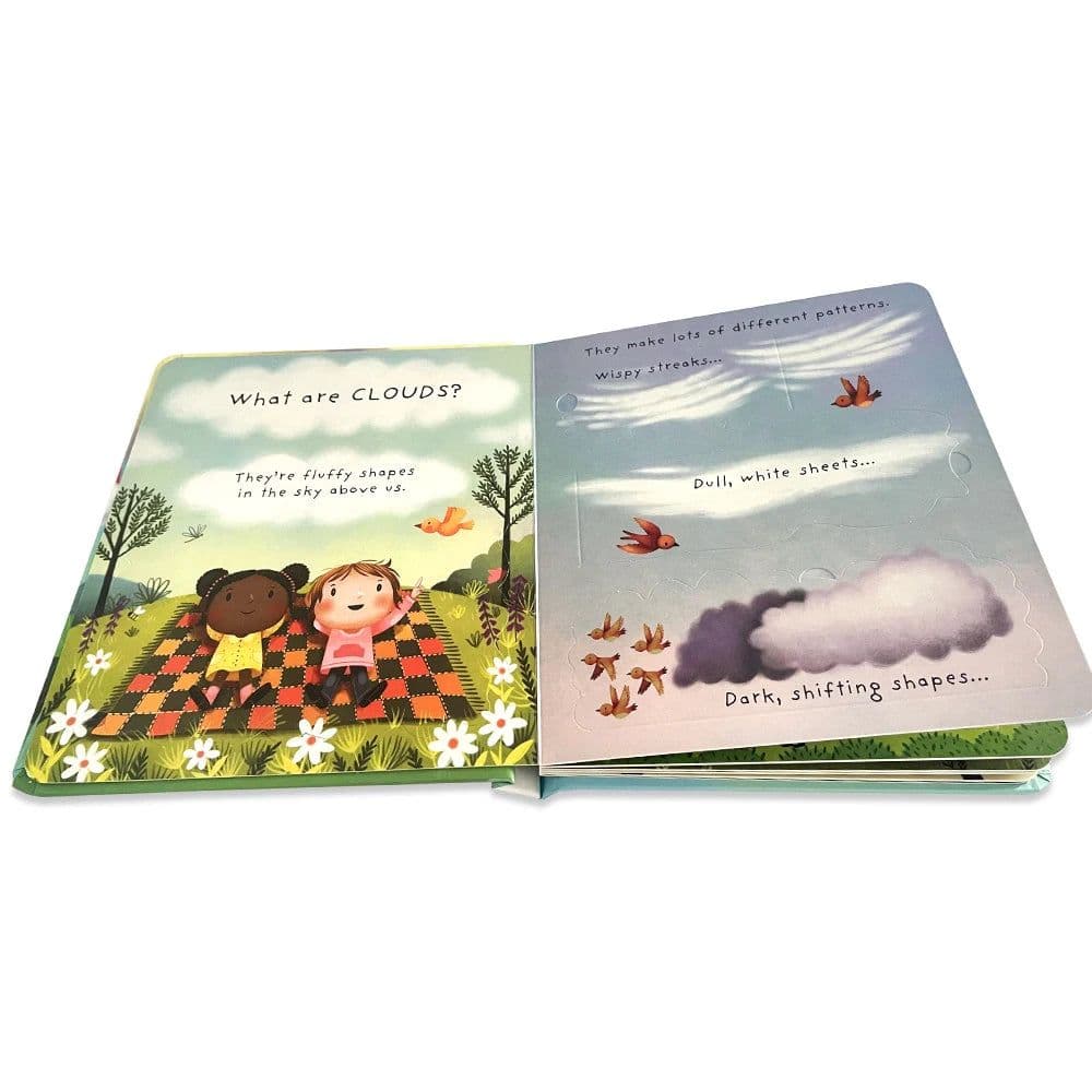 image-What are clouds? Usborne Lift The Flap Very First Questions & Answers Book in English Baby Kids Picture Board Books Montessori