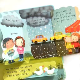 image-What are clouds? Usborne Lift The Flap Very First Questions & Answers Book in English Baby Kids Picture Board Books Montessori