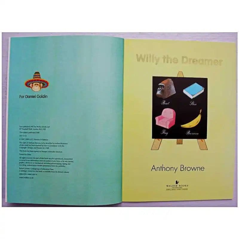 image-Willy the Dreamer By Anthony Browne Educational English Picture Book Learning Card Story Book For Baby Kids Children Gifts