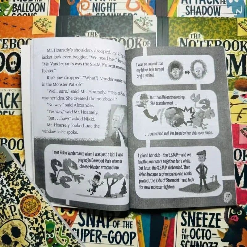 image-13 Books/Set Scholastic Branches The Notebook of Doom Children Kids Student Extra English Reading