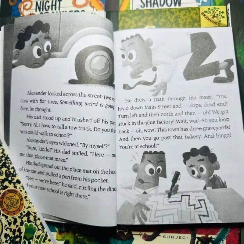 image-13 Books/Set Scholastic Branches The Notebook of Doom Children Kids Student Extra English Reading