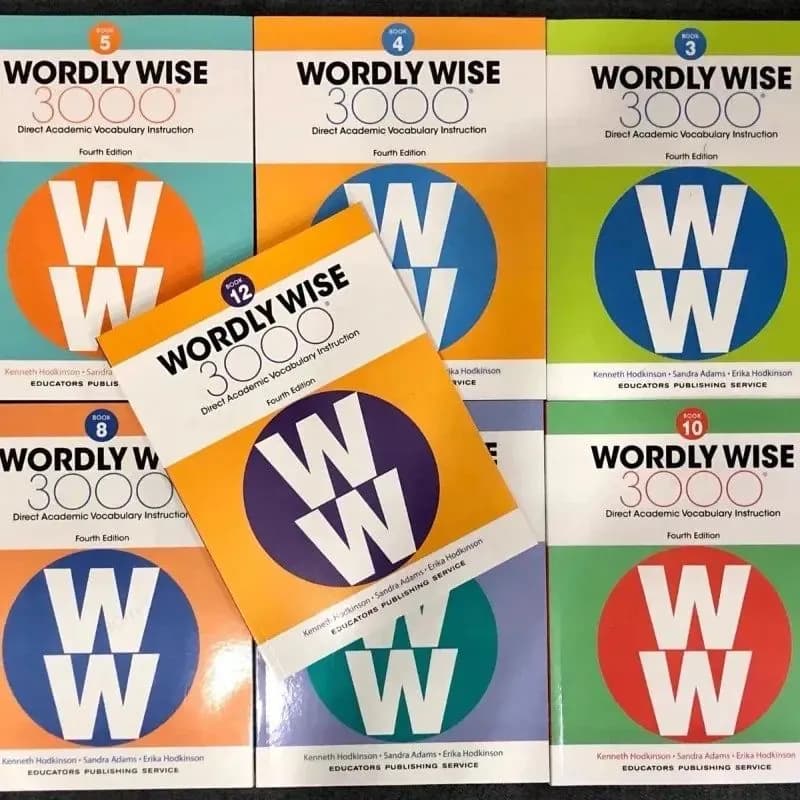 image-35PCS/SET WORDLY WISE 3000 Book K-12 IELTS TOEFL English Word Vocabulary Expansion Textbook Test Booklet Learning for Children