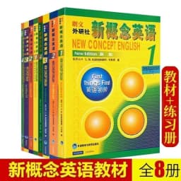 image-8 Books New Concept English Full Set of 1-4 Textbooks + 1-4 Workbooks Students' Books New Concepts Zero-based Learning English