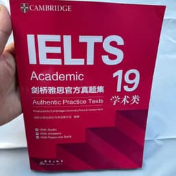 image-New Cambridge English IELTS 19 Academic Speaking Listening Reading Writing Study Book Workbook Authentic Practice Tests